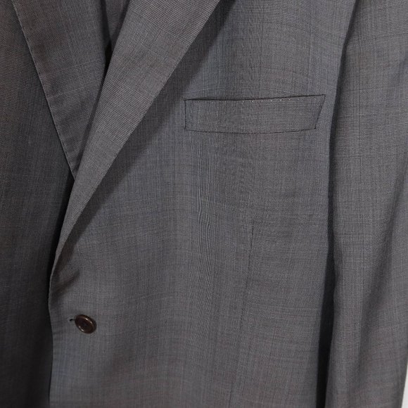 ERMENEGLIDO ZEGNA Wool Traveler Cloth Two Button Blazer Saks Fifth Avenue 46R - Picture 2 of 12